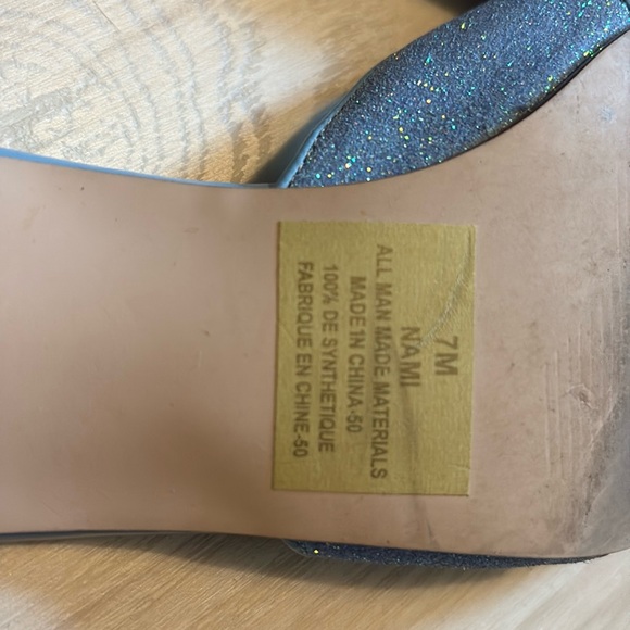 Vintage Y2K Impo sparkly light blue heels - Picture 2 of 8